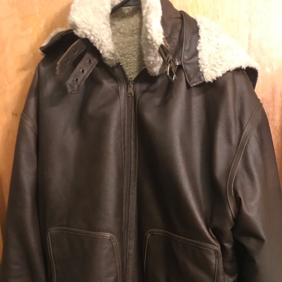 wilson leather aviator jacket